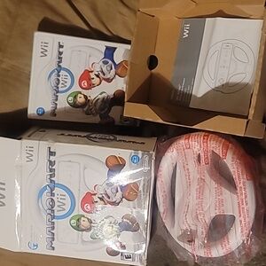 Wii MARIOKART with Wii Wheel by Nintendo